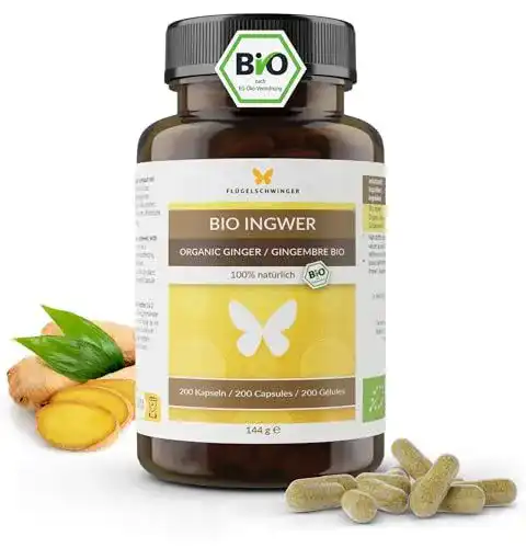 Ingwer Kapseln 200 BIO Ingwer Kapseln 600 mg