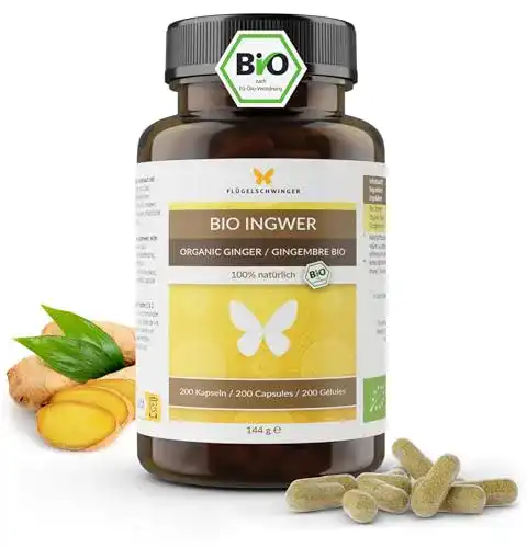 Ingwer Kapseln 200 BIO Ingwer Kapseln 600 mg