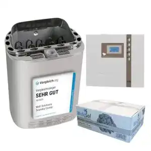 Saunaofen 8 kW Well Solutions Scandia Combi für Saunen