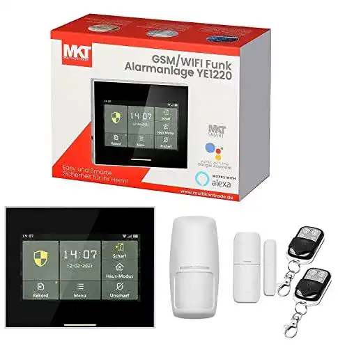 Alarmanlage Multi Kon Trade GSM Smart Home mit WLAN und App-Steuerung