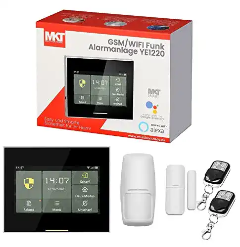 Alarmanlage Multi Kon Trade GSM Smart Home mit WLAN und App-Steuerung