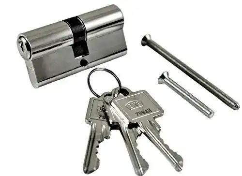 BKS Profilzylinder PZ 8812 mit Baulänge 31/31 und 3 Schlüsseln