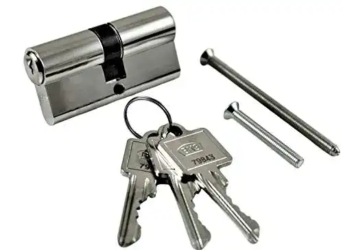 BKS Profilzylinder PZ 8812 mit Baulänge 31/31 und 3 Schlüsseln