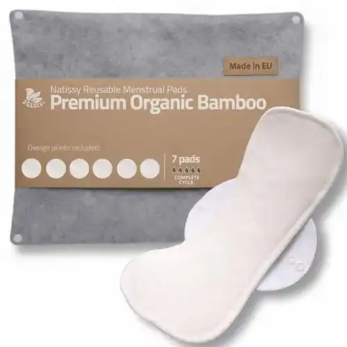 Waschbare Binden aus bio Bambus im 7er Set alle Größen