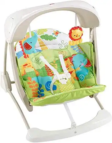 Babyschaukel Fisher-Price Mattel CCN92 2 in 1 Regenwald Design