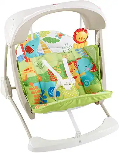 Babyschaukel Fisher-Price Mattel CCN92 2 in 1 Regenwald Design