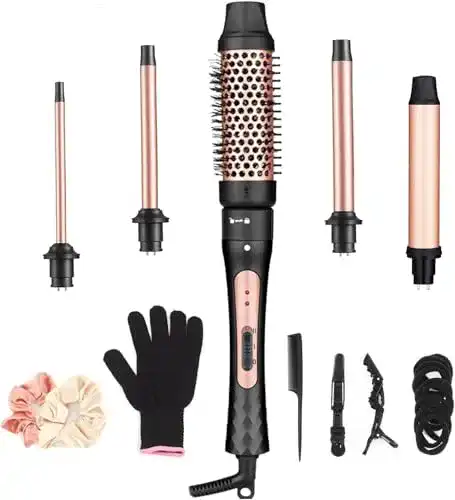 5-in-1 Lockenstab Set für verschiedene Lockenstile