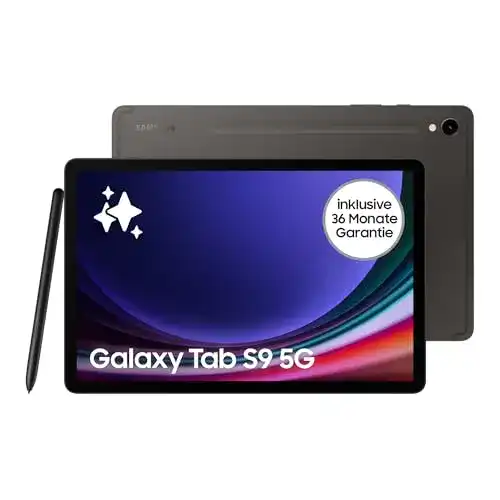 Samsung Galaxy Tab S9 – 5G Android-Tablet mit 128 GB Speicher