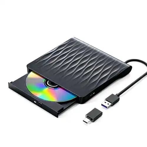 Externes DVD-Laufwerk LPUNCD USB Laufwerk für verschiedene Systeme