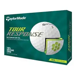 Taylormade Unisex Tour Response Golfball in Weiß