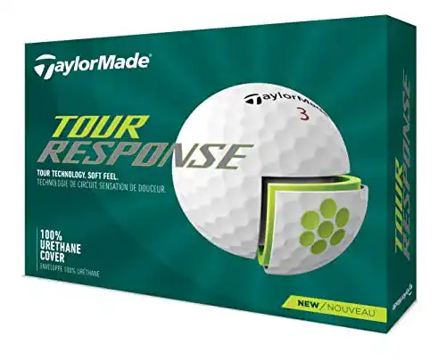Taylormade Unisex Tour Response Golfball in Weiß