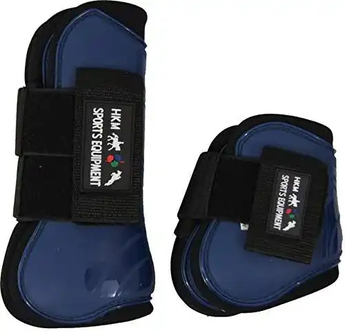 Springgamaschen und Streichkappen Set von HKM 8566 für Pony