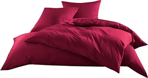 Mako Satin Bettwäsche aus Baumwolle in verschiedenen Farben und Größen