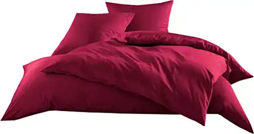 Mako Satin Bettwäsche aus Baumwolle in verschiedenen Farben und Größen