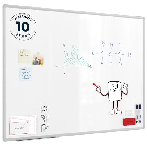 Magnettafel Whiteboard ALLboards 120×90 cm für Schule und Büro