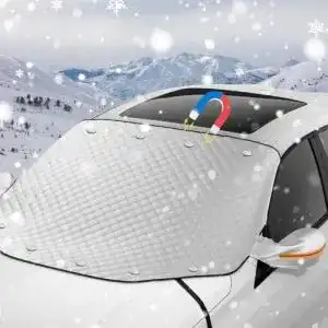 Frontscheibenabdeckung mit Magnet für Autos im Winter