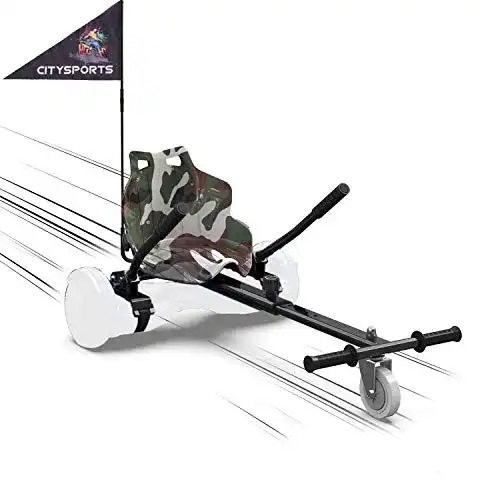 Hoverkart Markboard Sitzscooter und Gokart für Hoverboards