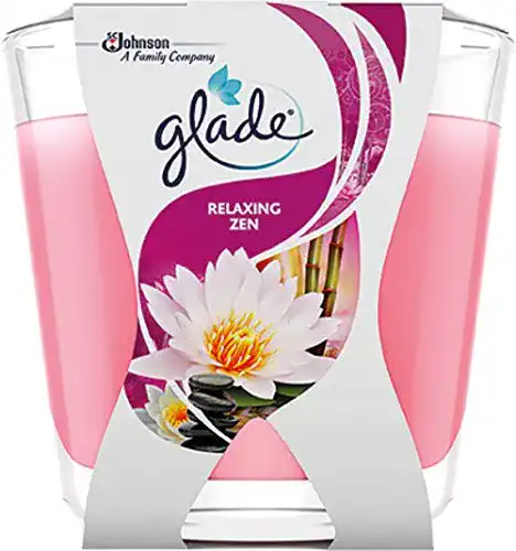 Glade Décor Duftkerze im Glas Relaxing Zen 6er Pack