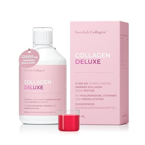 Flüssiges Kollagen Swedish Collagen Deluxe 500 ml mit Hyaluronsäure