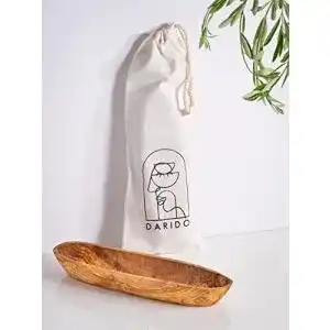 Holzschale Darido aus natürlichem Olivenholz, 30×10 cm