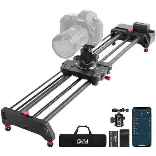 GVM Great Video Maker motorisierter Kamera-Slider für kreative Aufnahmen