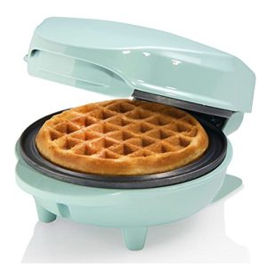 Bestron Mini-Waffeleisen für klassische Waffeln mit Antihaftbeschichtung