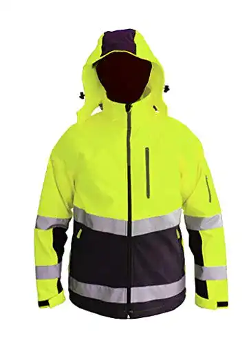 Warnjacke Consorte Snow Hawk Softshell Arbeitsjacke mit Isolierung