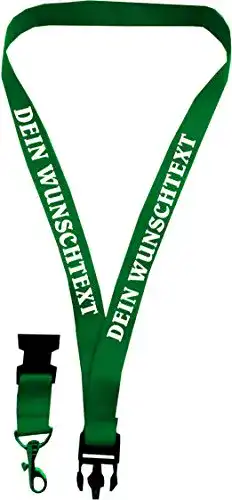 Schlüsselband Geschenkartikel 20 mm bedruckt mit individuellem Text
