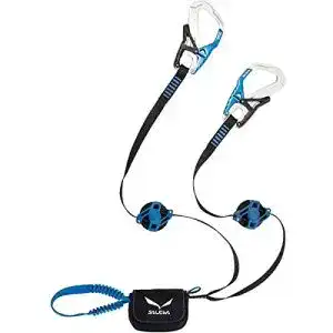 Klettersteigset Salewa VIA FERRATA Ergo Zip in Silber und Royalblau