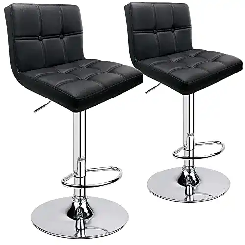 Barhocker Leader Accessories 2er-Set mit Lehne und höhenverstellbar