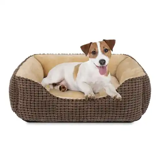 Hundebett Plüsch JOEJOY für mittelgroße Hunde