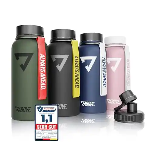 Edelstahl Isolierflasche 1L von ABOVE – Funktionale Trinkflasche