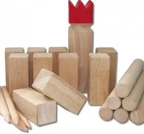 Kubb Empire Wikingerspiel Erik der Rote aus Birkenholz