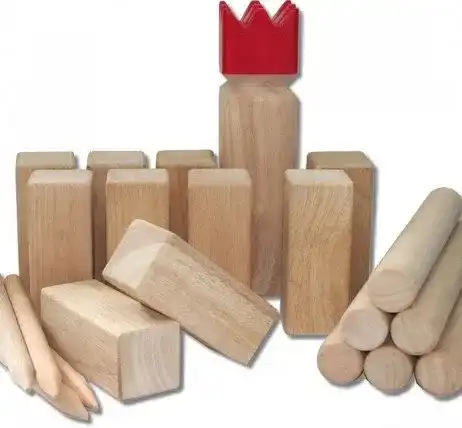 Kubb Empire Wikingerspiel Erik der Rote aus Birkenholz
