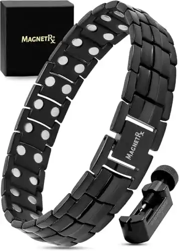 Magnetarmband Herren MagnetRX – Längenverstellbares Modell mit Neodym-Magneten