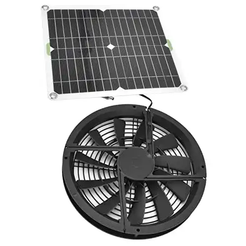 Solarlüfter Omabeta für Gewächshäuser mit Sicherheitsschutz