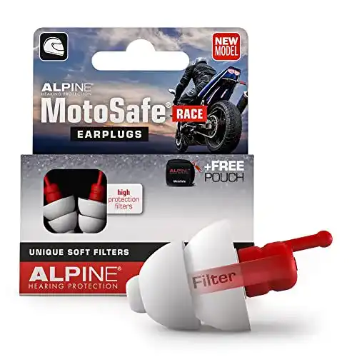 Gehörschutz für Motorradfahrer: Alpine MotoSafe Race Ohrstöpsel