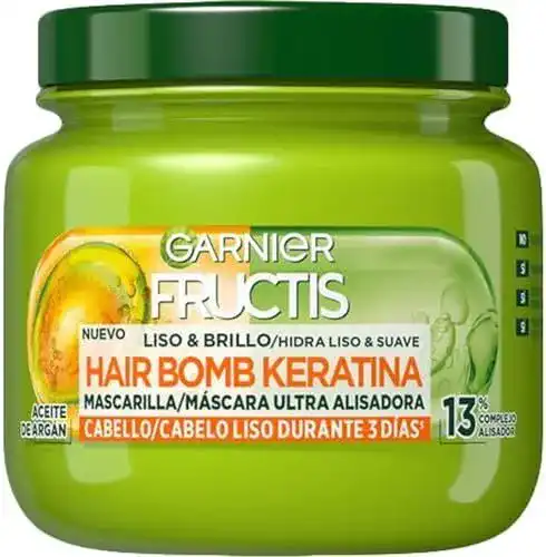 Garnier Fructis Hidra Liso 72h Haarkur 300 ml für geschmeidiges Haar
