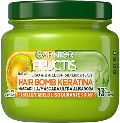 Garnier Fructis Hidra Liso 72h Haarkur 300 ml für geschmeidiges Haar