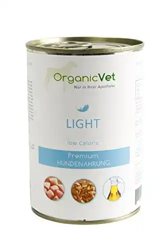 Diätfutter für Hunde – OrganicVet Nassfutter Veterinary Light 6er Pack