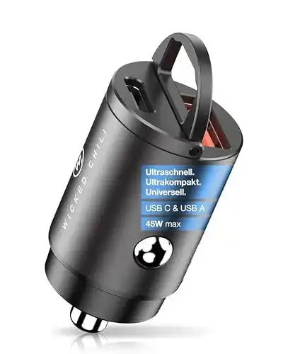 Kfz-Ladegerät Wicked Chili 30W Mini Dual USB für Smartphones und Tablets