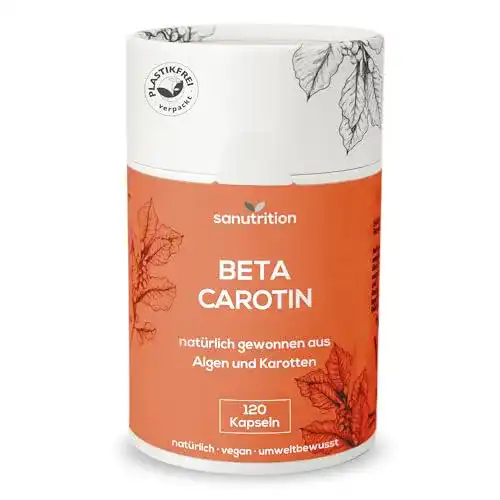 Beta-Carotin aus Alge 50.000 IE Vitamin A von Sanutrition