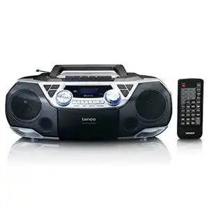 CD-Player mit Kassettendeck und DAB+ Empfang Lenco SCD-720
