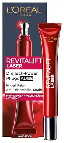 Augencreme L’Oréal Paris Revitalift Laser X3 für Augenpflege