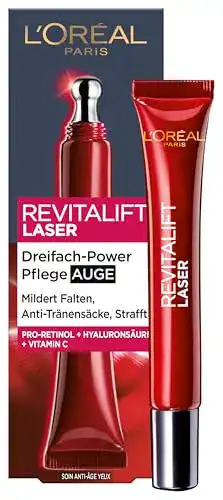 Augencreme L’Oréal Paris Revitalift Laser X3 für Augenpflege