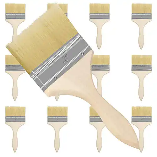 Kurtzy Malerpinselset 12er Pack mit 101,6 mm Pinselkopf