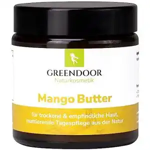Mangobutter Greendoor 120ml im Glas – reine Pflanzenbutter für die Hautpflege