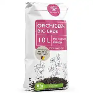 Orchideenerde Jasker’s Bio 10 L – Substrat für Orchideen mit Dünger
