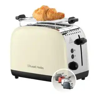 Russell Hobbs Toaster für 2 Scheiben mit Brötchenaufsatz