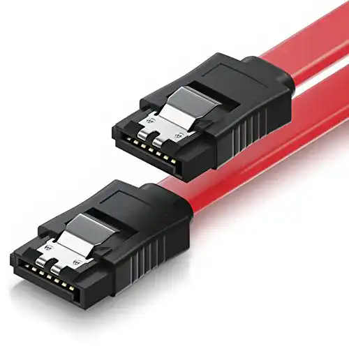 deleyCON SATA III Kabel 50 cm – S-ATA 3 Datenkabel für HDD und SSD